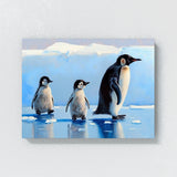 Penguin Ice Floe Sky 12 Wall Art