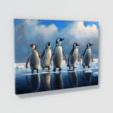 Penguin Ice Floe Sky 27 Wall Art