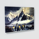 Penguin King In Snowy Landscape 32 Wall Art