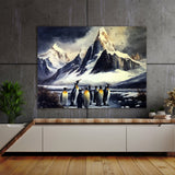 Penguin King In Snowy Landscape 32 Wall Art