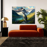 Penguin Mountain Landscape 29 Wall Art