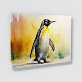 Penguin S Watercolor Yellow 14 Wall Art