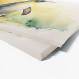 Penguin S Watercolor Yellow 14 Wall Art