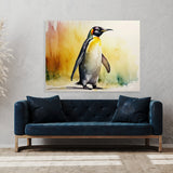 Penguin S Watercolor Yellow 14 Wall Art