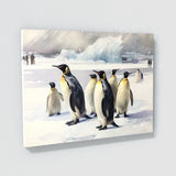 Penguin Snowy Landscape 2 Wall Art