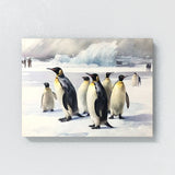 Penguin Snowy Landscape 2 Wall Art