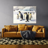 Penguin Snowy Landscape 2 Wall Art