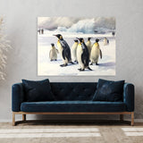 Penguin Snowy Landscape 2 Wall Art