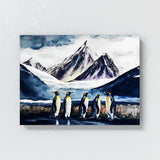 Penguin Snowy Landscape 26 Wall Art