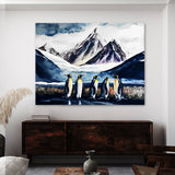 Penguin Snowy Landscape 26 Wall Art