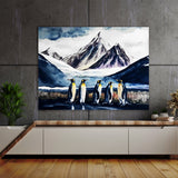 Penguin Snowy Landscape 26 Wall Art