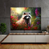 Raccoon Garden 14 Wall Art