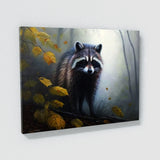 Raccoon Realistic Forest 9 Wall Art