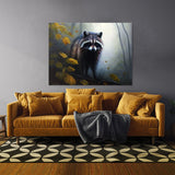 Raccoon Realistic Forest 9 Wall Art
