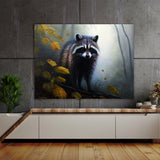 Raccoon Realistic Forest 9 Wall Art