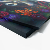 Raccoon Vibrant Garden 2 Wall Art
