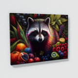 Raccoon Vibrant Garden Art 13 Wall Art