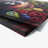 Raccoon Vibrant Garden Art 13 Wall Art