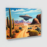 Alien Spaceship 9 Wall Art