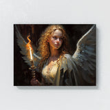 Angel Art Inspiring Angel Torch 36 Wall Art