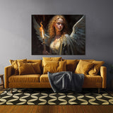 Angel Art Inspiring Angel Torch 36 Wall Art