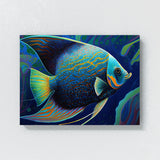 Angelfish Abstract 4 Wall Art