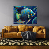 Angelfish Abstract 4 Wall Art