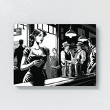 Bar Black And White Photo 8 Wall Art