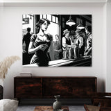 Bar Black And White Photo 8 Wall Art