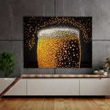 Bar Pointillism Beer Glass 7 Wall Art