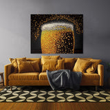 Bar Pointillism Beer Glass 7 Wall Art