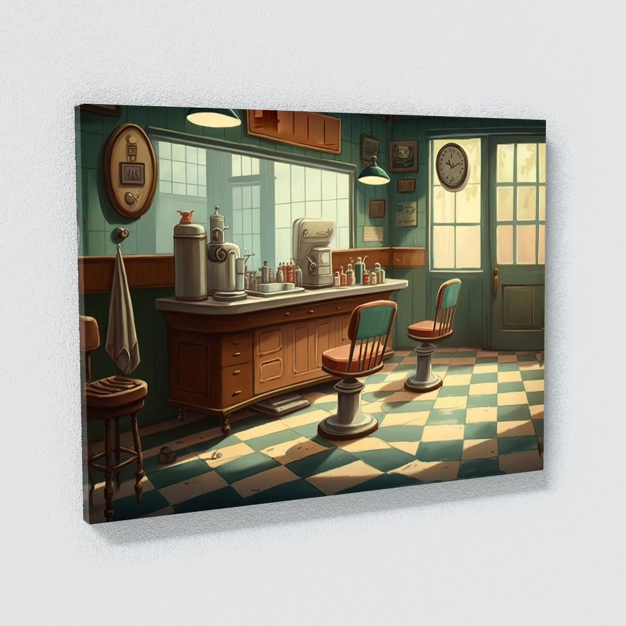 Barbershop Vintage Barber 2 Wall Art