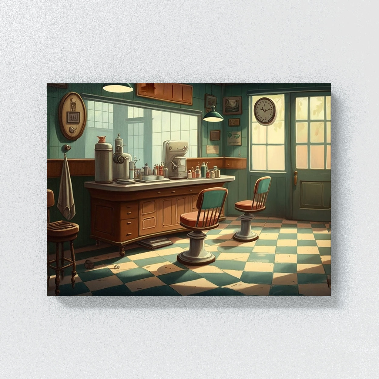 Barbershop Vintage Barber 2 Wall Art