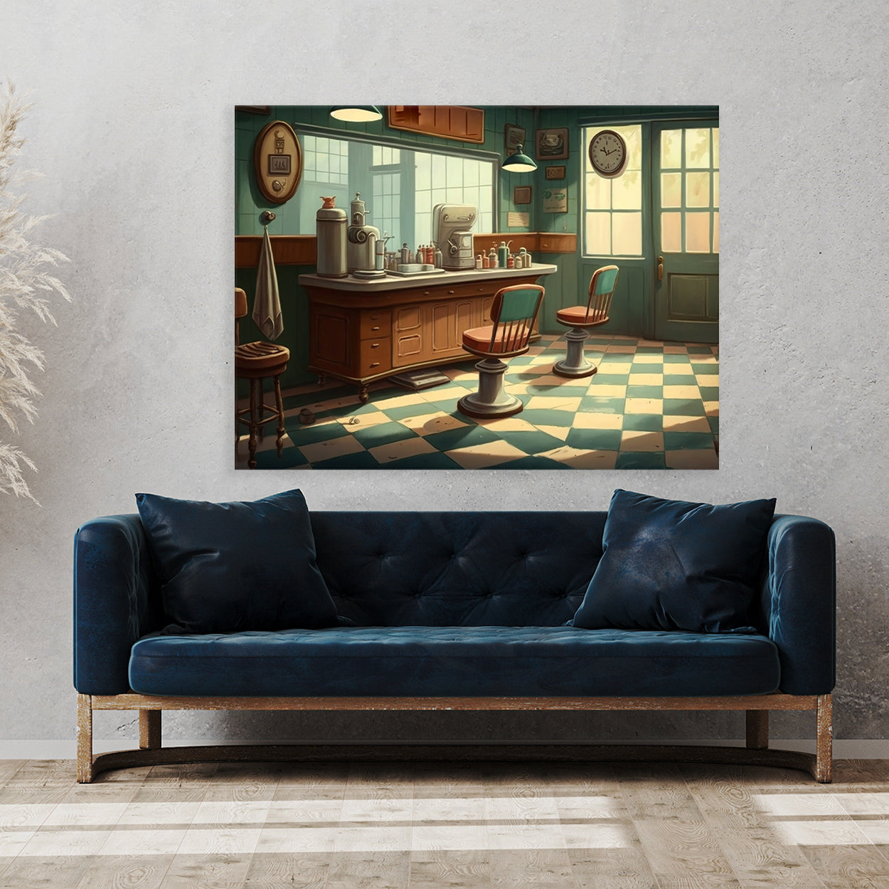 Barbershop Vintage Barber 2 Wall Art