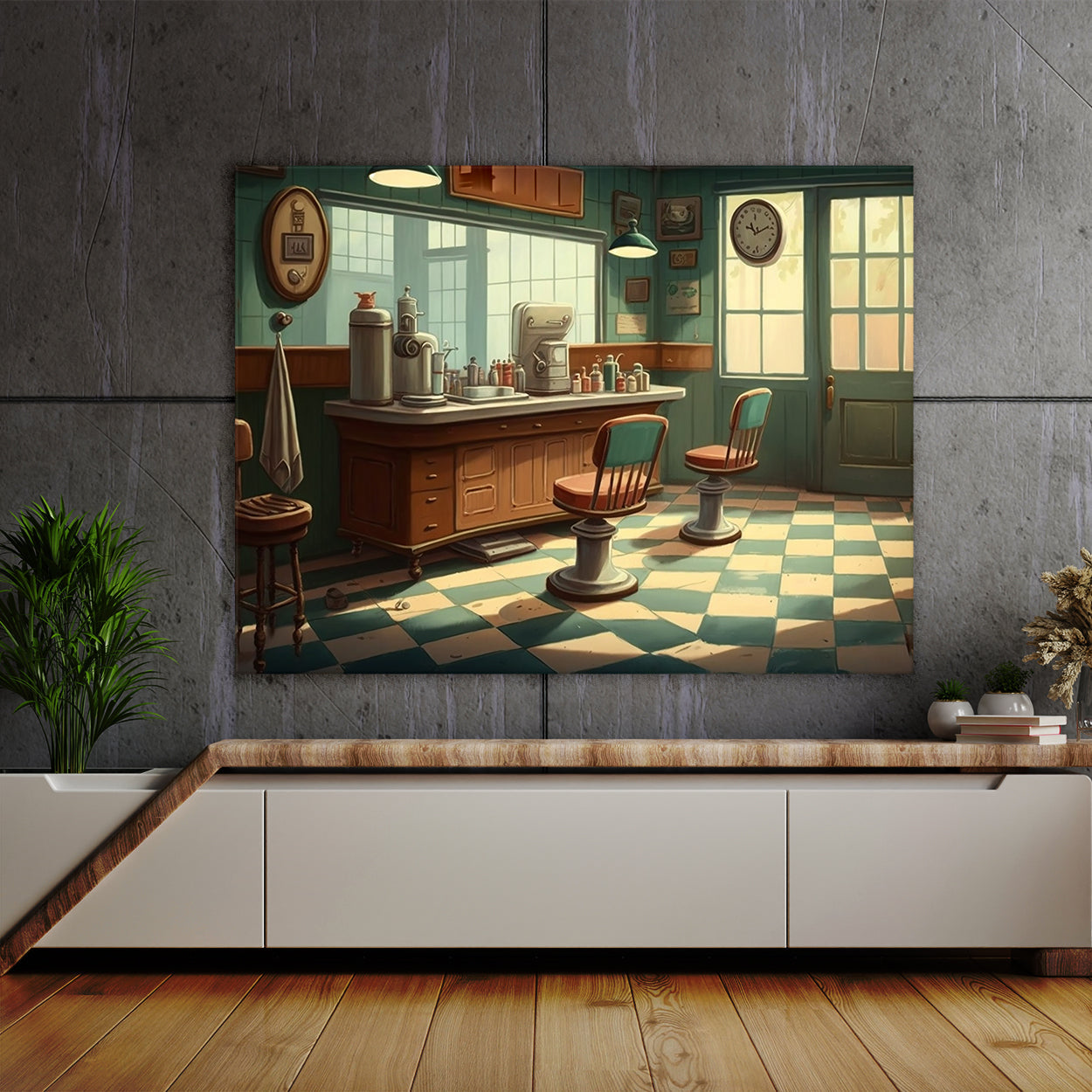 Barbershop Vintage Barber 2 Wall Art
