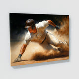 Baseball Realistic Movement 6 Wall Art