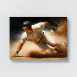Baseball Realistic Movement 6 Wall Art