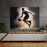 Basketball Dreamy Ethereal 4 Wall Art
