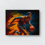 Basketball Player Bold 2 Wall Art