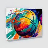 Basketball Vibrant 12 Wall Art