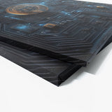 Bitcoin Circuit Realistic 3 Wall Art