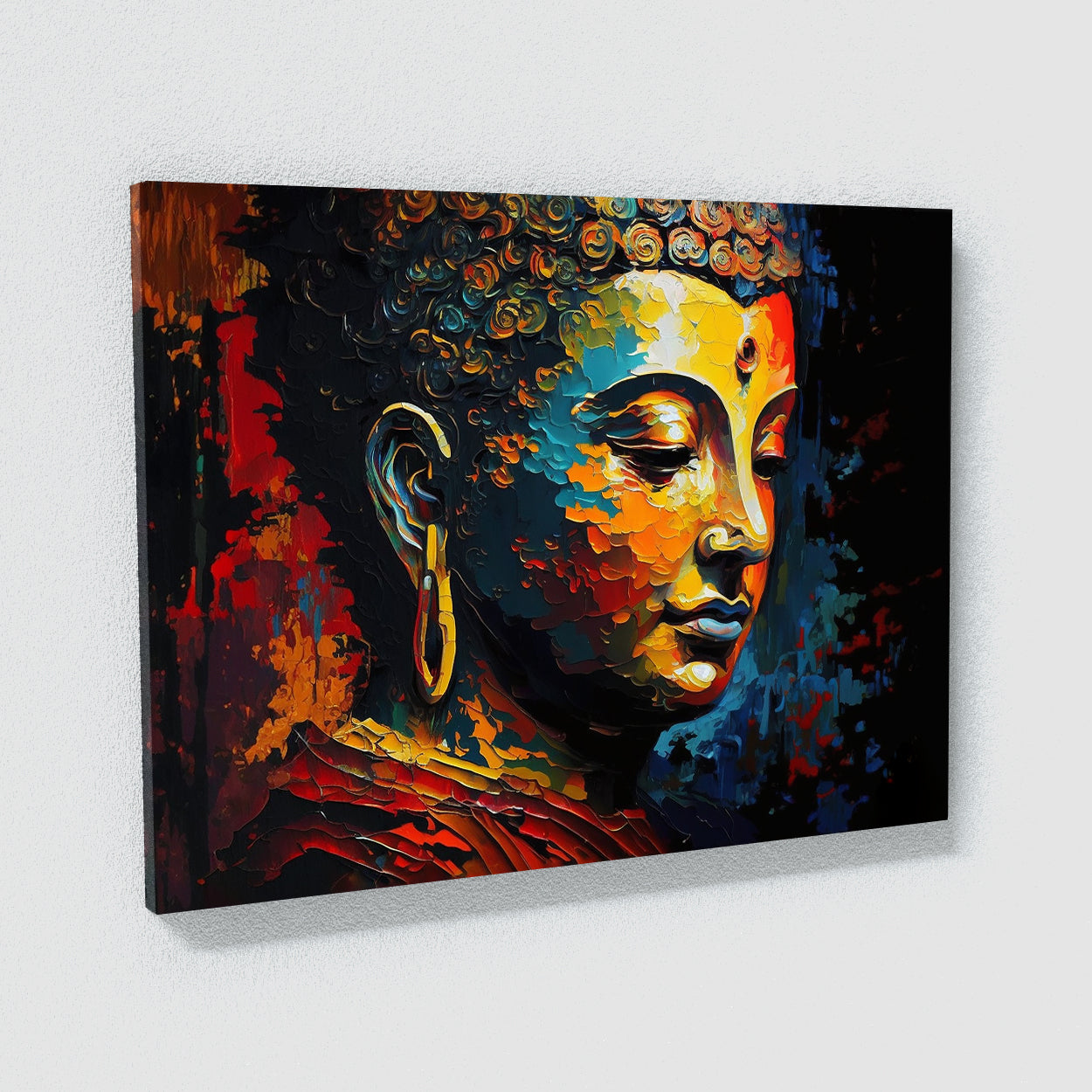 Enhance Your Home Decor with Mild Steel Lord Buddha Metal Wall Hanging Art  for Living Room, Bedroom, and Kids Room