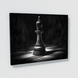 Chess Piece Charcoal Bishop 17 Wall Art