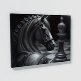 Chess Piece Charcoal Knight 22 Wall Art