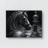 Chess Piece Charcoal Knight 22 Wall Art