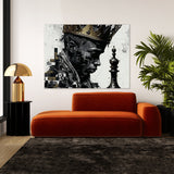 Chess Piece Create Complex King 9 Wall Art