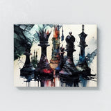 Chess Piece Create Complex Pawn 33 Wall Art