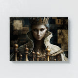 Chess Piece Create Layered Queen 16 Wall Art