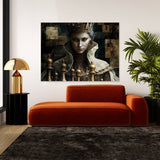 Chess Piece Create Layered Queen 16 Wall Art