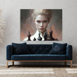 Chess Piece Soft Brushstrokes 10 Wall Art